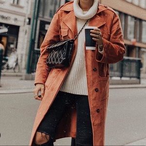 Tularosa Vanessa Faux Suede Coat